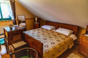 Postel nebo postele na pokoji v ubytování House Mikin Dol