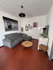 Χώρος καθιστικού στο Superbe Maison proche du centre ville de Perpignan