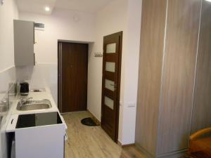 Кухня или мини-кухня в Apartament Kraszewskiego
