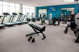 Fitness centrum a/nebo fitness zařízení v ubytování SpringHill Suites by Marriott Columbus Easton Area
