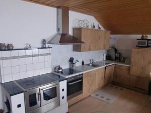 Kuchyňa alebo kuchynka v ubytovaní Haus Brandstaetter