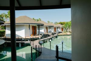 a view of the pool at the resort at Ellipse Boutique Phayao in Phayao