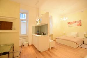 Kuchyňa alebo kuchynka v ubytovaní Elegant Apartment Foksal