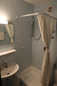 Koupelna v ubytování Hotel Hohe Wart
