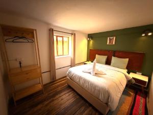 Letto o letti in una camera di Anido Hotel