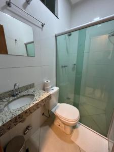 Koupelna v ubytování Domus Hotel Trindade - Canaã dos Carajás