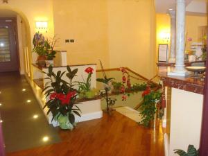 Lobbyn eller receptionsområdet på Hotel Dina