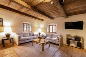Posezení v ubytování Ferienhaus Nöstlbach