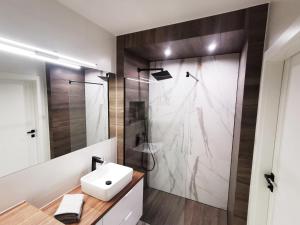 Koupelna v ubytování ZDROJOWA POLANA Apartamenty