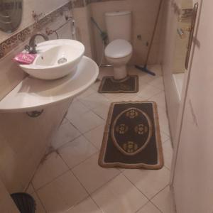Koupelna v ubytování Fully Equipped ,3 BR ,centrally located flat in Mohandsseen