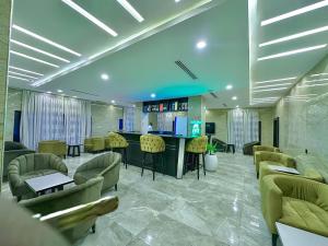 Posezení v ubytování Boulevard Owerri Hotel