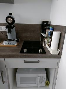 Η κουζίνα ή μικρή κουζίνα στο L'imprimerie, charmant pied à terre indépendant
