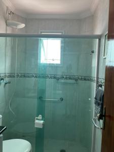 Koupelna v ubytování Reservei Pra vocês no meu apartamento, quarto e banheiro privados!