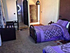 riad lala fatima客房内的一张或多张床位