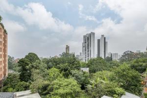 Nespecifikovaný výhled na destinaci Medellín nebo výhled na město při pohledu z apartmánu