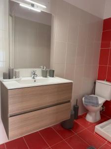 Bilik mandi di Beach House No2- Nea Roda Halkidiki