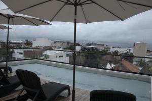 Balkoni atau teres di Hotel B10 - Distinctive Hotel-