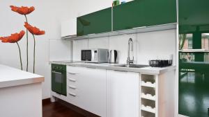 Kuchyň nebo kuchyňský kout v ubytování Italianway - Naviglio Pavese 20