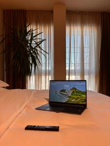 TV a/nebo společenská místnost v ubytování B&B Delta Majestic