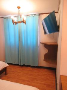 TV a/nebo společenská místnost v ubytování Hotel Vegas