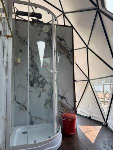 Koupelna v ubytování El Refugio Glamping
