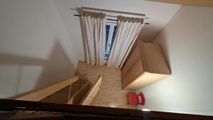 an overhead view of a staircase in a house at Casa14 - Swiss houses in Steffisburg