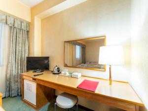 Kuchyň nebo kuchyňský kout v ubytování Tabist Hotel Mercury Asakusabashi