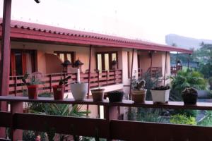 Uma varanda ou terraço em Arbiru Beach Resort