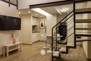 TV a/nebo společenská místnost v ubytování Sardegna Host Il Nido