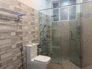 Koupelna v ubytování Aloe Transit Hotel