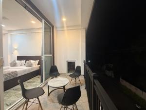 Posezení v ubytování Aloe Transit Hotel