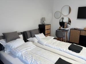 Postel nebo postele na pokoji v ubytování PP Apartman