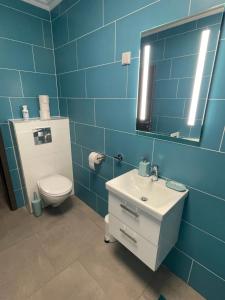 Koupelna v ubytování PP Apartman