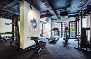Fitness centrum a/nebo fitness zařízení v ubytování NOVA LUXE Hotel & Residences