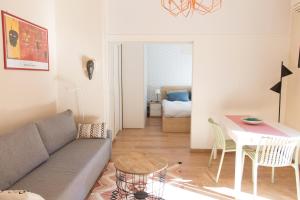 En eller flere senge i et værelse på Casa Luce