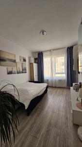 Ένα ή περισσότερα κρεβάτια σε δωμάτιο στο Single room Perfect for single or couples!