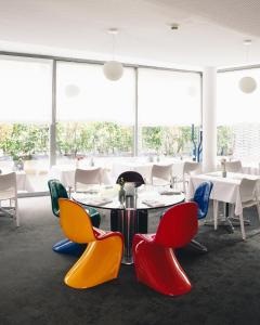 Posezení v ubytování Augarten Art Hotel, a Member of Design Hotels