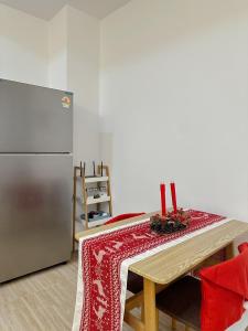 Kuchyň nebo kuchyňský kout v ubytování Luxsabai home