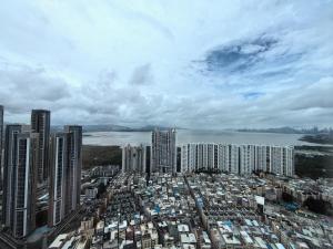 深圳景观或在酒店看到的城市景观