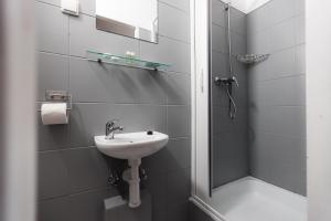 Koupelna v ubytování Hotel Rozkoš