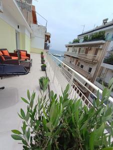 Balkón nebo terasa v ubytování Uncle Tom's Penthouse