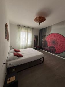 Postel nebo postele na pokoji v ubytování Casa di aria