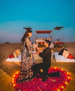 Hosté ubytování desert Galaxy Camp Jaisalmer