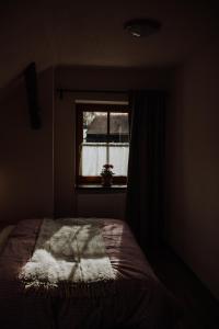 Postel nebo postele na pokoji v ubytování Apartmány Lešovice