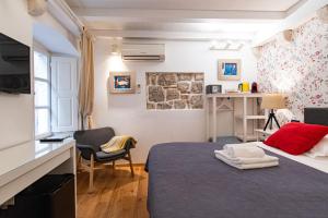 Televízia a/alebo spoločenská miestnosť v ubytovaní ART HOME ARTHUR by DuHomes