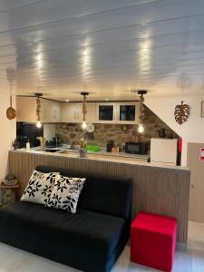 Η κουζίνα ή μικρή κουζίνα στο Casas do Lobo