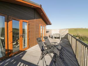 Μπαλκόνι ή βεράντα στο Ridge's Retreat No 7 Kigbeare Lodges