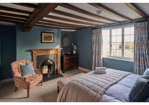 Postel nebo postele na pokoji v ubytování The Martins Arms