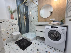 Kúpeľňa v ubytovaní Morskie Boho Gdynia Rental