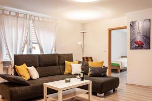 Posezení v ubytování Ferienwohnung Weinberg